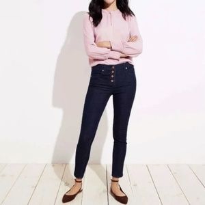 LOFT Modern Skinny Button Fly Jeans Sz 2
